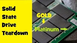 Solid-State-Drive Tear Down For Precious Metals