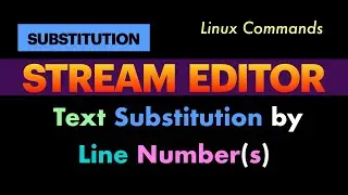 Linux Sed: Replace Text by Line Numbers