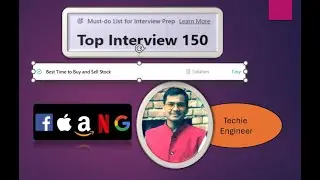 LeetCode_121-Best Time To Buy & Sell Stock [Explain+CODE] !! 150 Series #coding #interview #leetcode