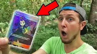 IN THE WOODS OPENING POKEMON CARDS w/ MULTIPLE FULL ART RARES PULLED!