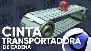 Cómo hacer 3 tipos Cintas Transportadoras en Cinema 4D | Pte. 2 - De Cadena