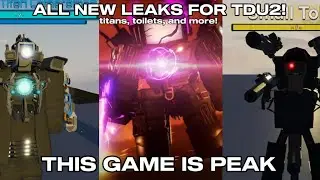 ALL NEW LEAKS FOR TDU2! (toilet defense ultra 2) 