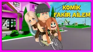 KOMİK FAKİR AİLEM OLUYOR 🥰 ROBLOX BROOKHAVEN 🏡 RP HİKAYE KÜBRA NİSA HAN KANAL