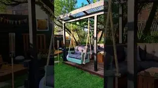 So einfach baust du einen Hängesessel aus Paletten 😱😍 #palettenmöbel #hängesessel #gartenideen #diy