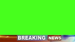Breaking News Green Screen Ticker For News Channel Free By Ar Graphics