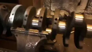 Результат промывки Коленвала не меняя заглушек.