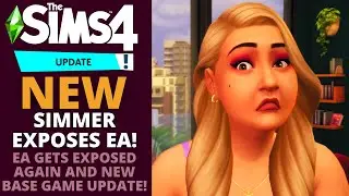 EA EXPOSED FOR PAYING SIMMERS AND NEW BASE GAME UPDATE INFO! THE SIMS 4 LOVESTRUCK CONTROVERSY!