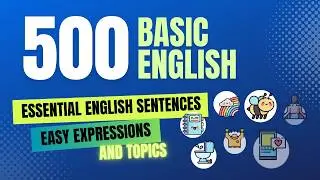 500 Daily English Sentences Using 10 Basic Verbs | Practice Essential Verbs #BasicEnglishVerbs