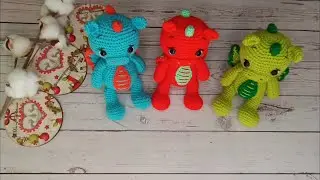 МК Дракончик из полу-хлопка Часть 2!!!