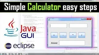 Create a simple calculator using Java Swing - Tutorial