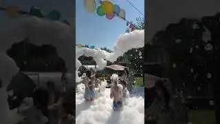 Идеальная пена для безупречного мероприятия! Пушка-чудо в действии! #пеннаяпушка