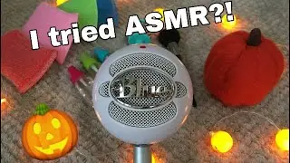 I TRIED ASMR?! (Crunchy sounds, tapping & more)