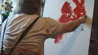 High-speed painting, cool. Скоростная живопись, прикольно.
