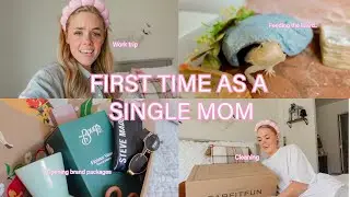 FIRST TIME SINGLE MOM FOR THE WEEKEND! Feeding the lizard, cleaning, PR packages, etc