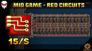 Factorio: Red Circuits T3 Blueprint - Mid Game + Modules (Space Age DLC)