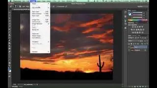 Sunset Photoshop Speed Art