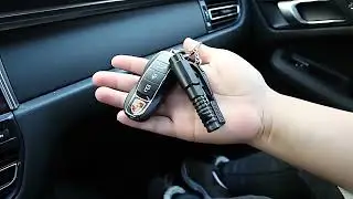 Брелок аварийный автомобильный, (стропорез, пробойник для стекол, кольцо крепления)