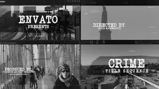 Crime Title Sequence | After Effects Template