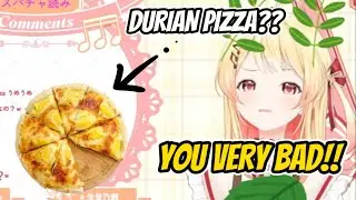 DURIAN on Pizza??? 【Otonose Kanade Clip】📎