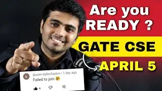 Are you ready for April 5 ?? (Additional group made for GATE CSE Launch event)