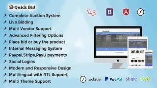 AuctGlobal - Live Auction Laravel Script
