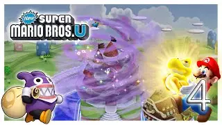 New Super Mario Bros. U part 4: Trick-shot-Parkour mit Baby-Yoshi bei Mopsie Verfolgungsjagd!