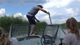 Спуск патруля на воду/гонки с катером Вована