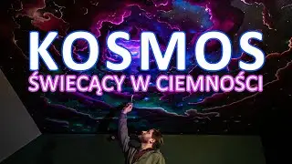 Dominik maluje KOSMOS świecący w ciemności!