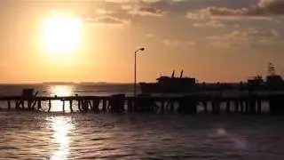 Free Stock Footage Sunset tourists