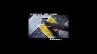 iPhone Power IC (PMIC) Underfill Glue Cleaning & Reball #shorts