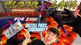 FLOOR IS LAVA IN #calloffduty BATTLE PASS GIVEAWAY!#codm