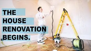 The house renovation begins