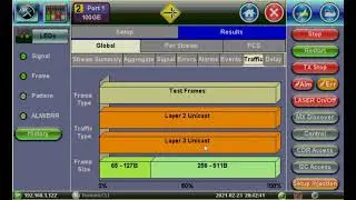 VeEX ETH Testing  Throughput Testing