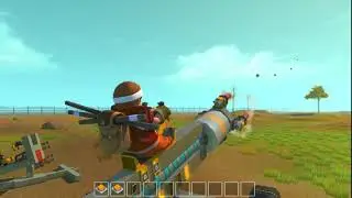 Scrap Mechanic Gameplay | Minigun Platform