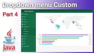 How to Create Dropdown Menu Desktop App using Java Swing | Part #4