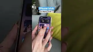 Alarm clock iPhone trick #iphone #iphonetricks #technology #ios16