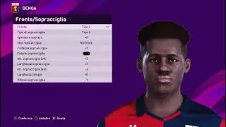 Pes 2020  Face Kouame Genoa
