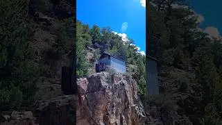 Raw FPV - Cabin on a Cliff #fpv #drone #mountains #mine #shorts #viralvideo