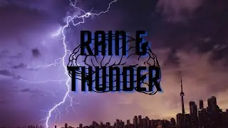 ONE HOUR:🌧️RAIN🌧️ and ⚡THUNDER⚡ sounds for Relaxing Sleep and Meditation (REDUCE STRESS)