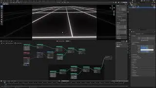 Blender - Geometry Nodes - retro wireframe without perspective line thickness