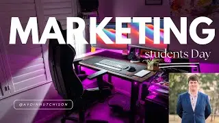 A Marketing Student's Day: Mastering Content Creation