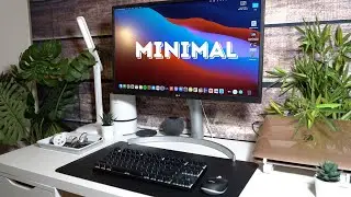 My MINIMAL Productivity Desk Setup | 2021 Desk Tour!