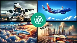 Asking chat GPT to create airliners!! **Must watch**