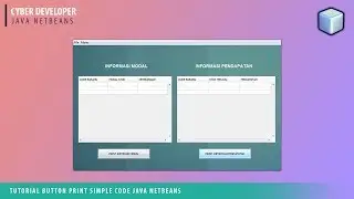 Tutorial button print simple code in java netbeans