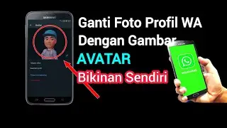 Cara Ganti Foto Profil WhatsApp Dengan AVATAR Gambar Stiker Bikin SENDIRI