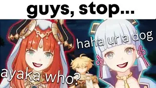 WHEN AETHER HAREM GOES WILD 💀 (NILOU vs AYAKA)