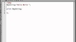 PHP - Introduction to variables