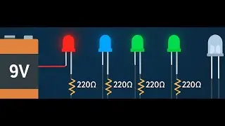 RGB LED Color Selector using Push Buttons || Electronics project Lecture No 09