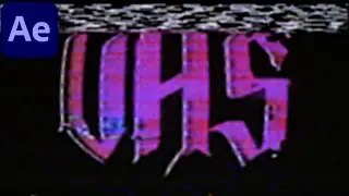 VHS TEXT - After Effects Tutorial