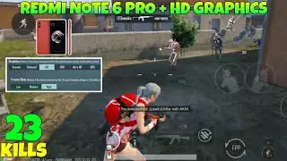 I PLAYED PUBG on HD GRAPHICS in REDMI NOTE 6 PRO with CUSTOM ROM - Pubg Mobile GAMEPLAY!! #3